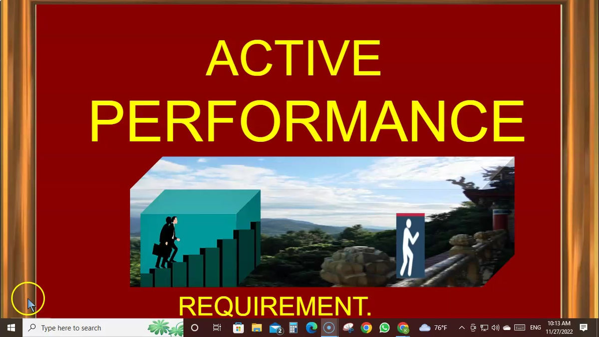 Active Performance Recording #01